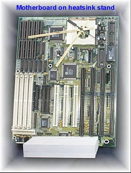 Motherboard on Heatsink